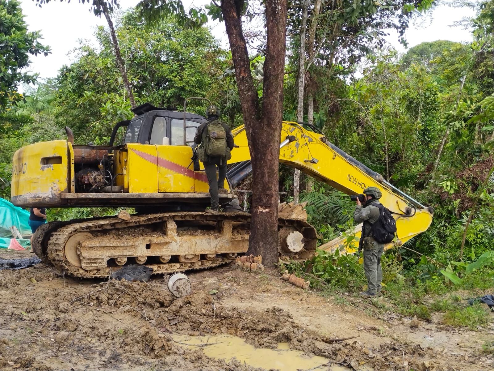 Mineria ilegal en el rio Patía