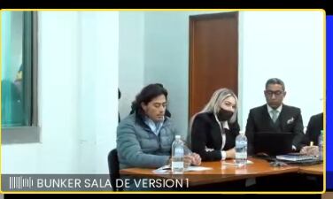 Nicolás Petro y Day Vásquez en audiencia de imputación de cargos.