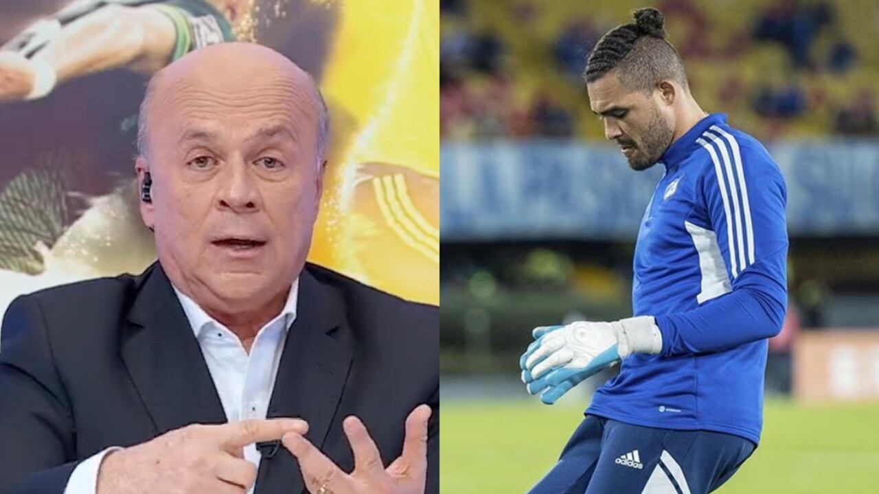 Carlos Antonio Vélez criticó al arquero Álvaro Montero.