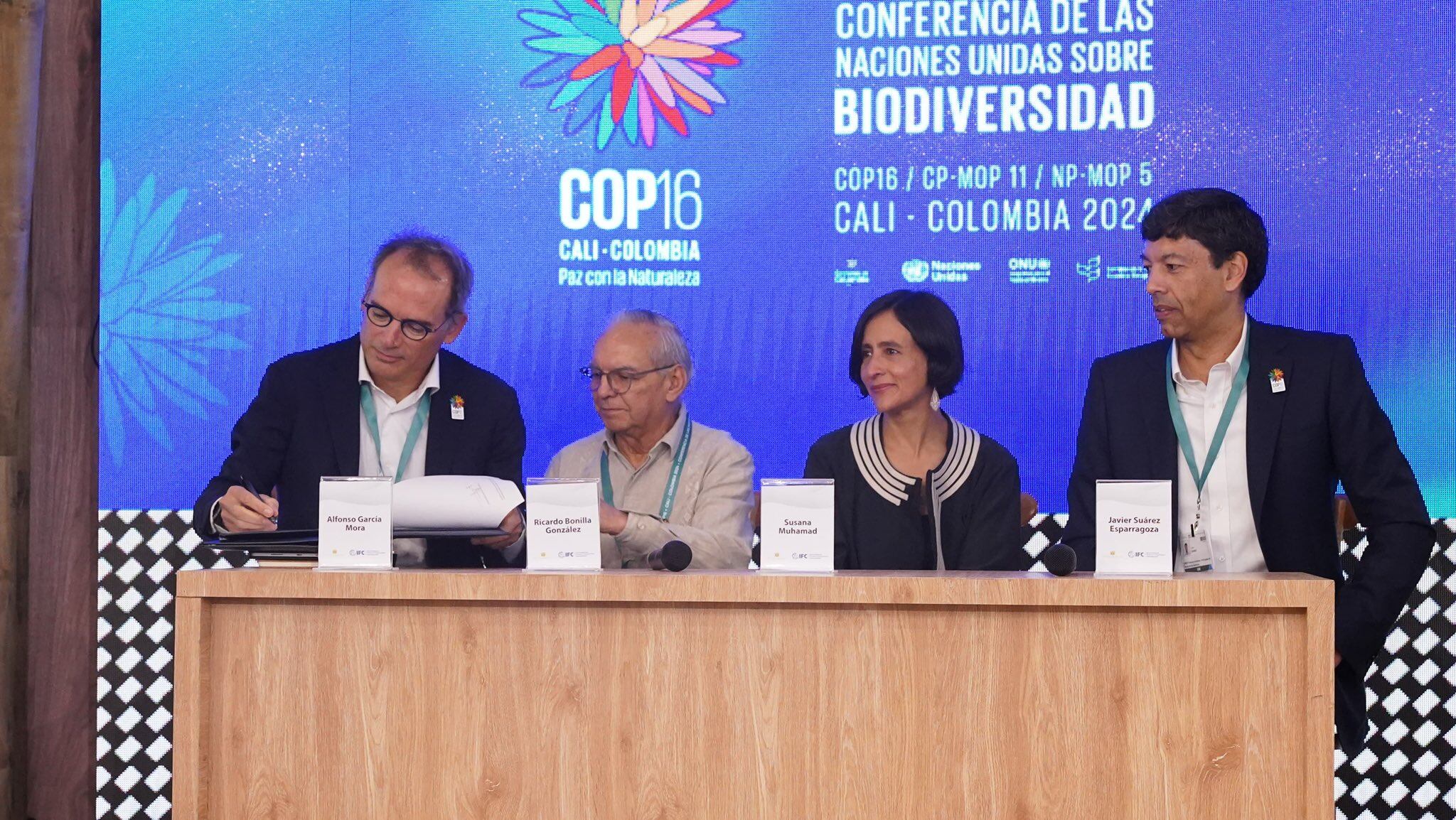 COP16: los sectores público y privado se unen para lanzar bono de biodiversidad en este evento.