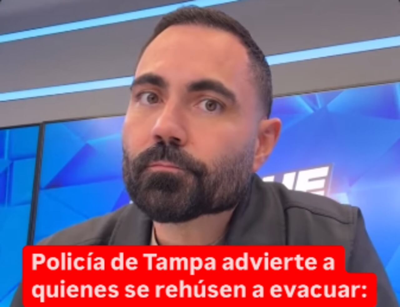 Con el huracán Milton acercándose a Florida, la Policía de Tampa aconseja a quienes decidan permanecer en la zona que se anoten información personal en el brazo para ayudar en la identificación durante posibles rescates.