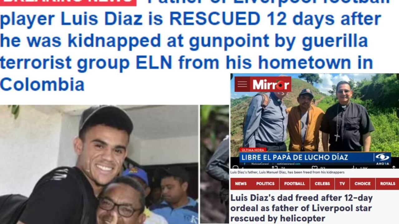 Medios como The Daily Mail y The Mirror registraron los hechos en sus páginas principales
