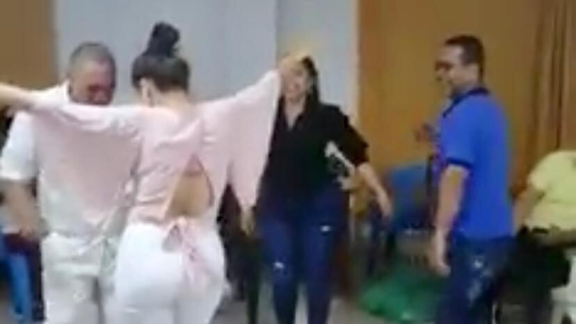 Imágenes de la polémica fiesta de los concejales de Chimichagua en Cesar, dentro de las instalaciones del Concejo.