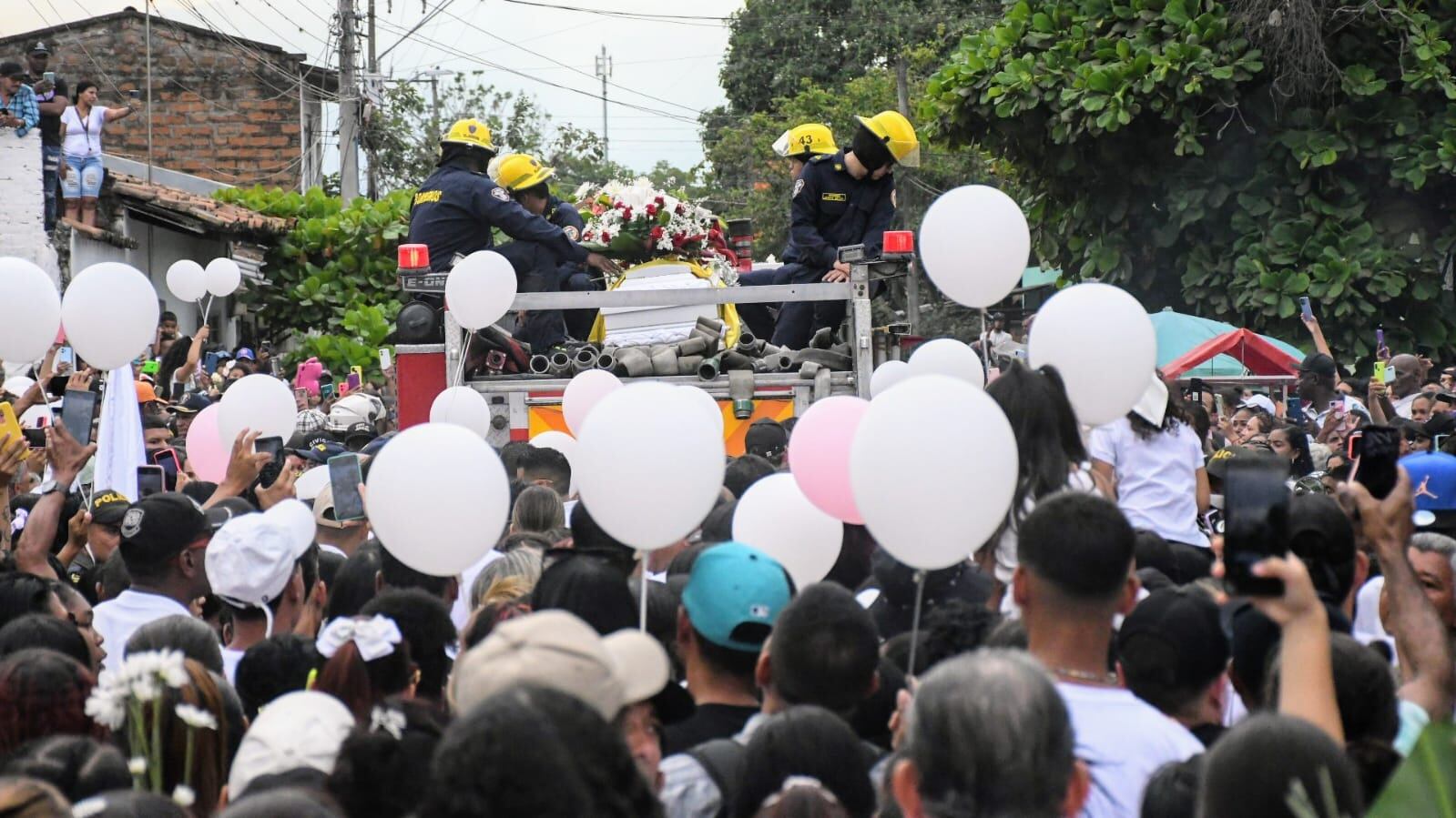 Sepelio de Sofía Delgado niña de 12 años asesinada en villagorgona