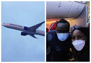 Mujer da a luz a la mitad de un vuelo entre África y EE. UU.