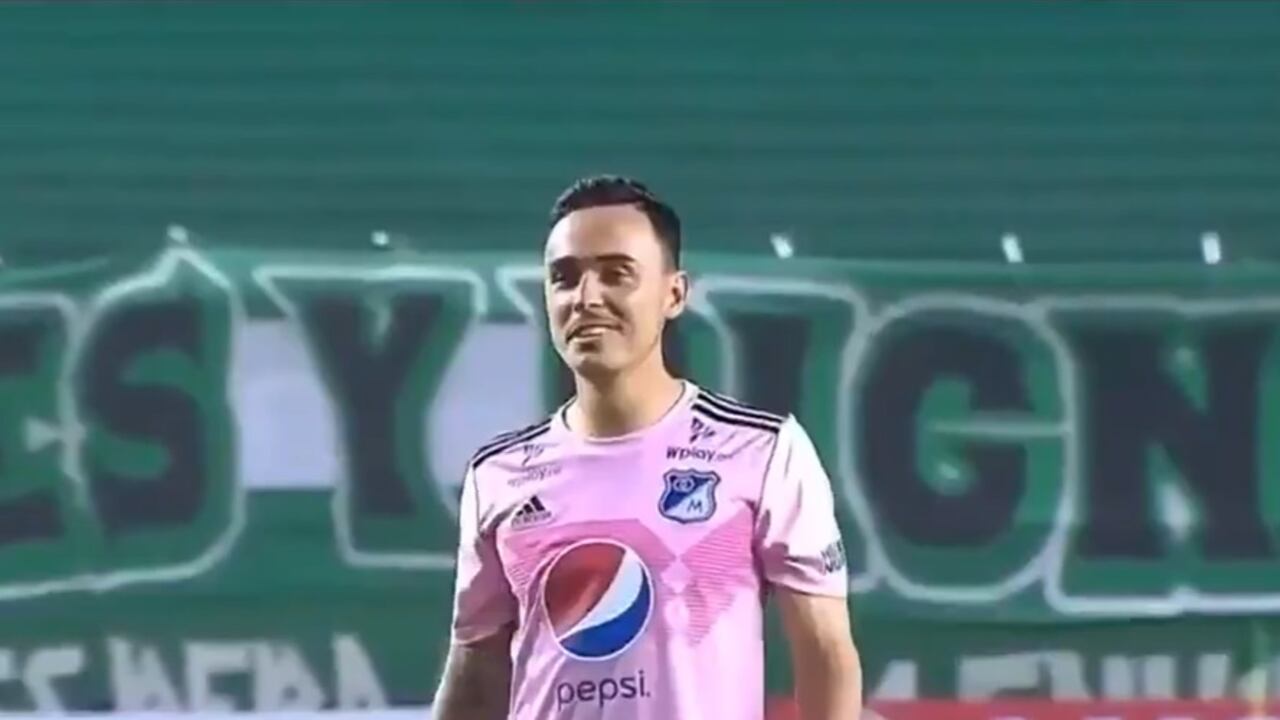 La sonrisa que hinchas de Millonarios no le perdonan a Santiago Montoya