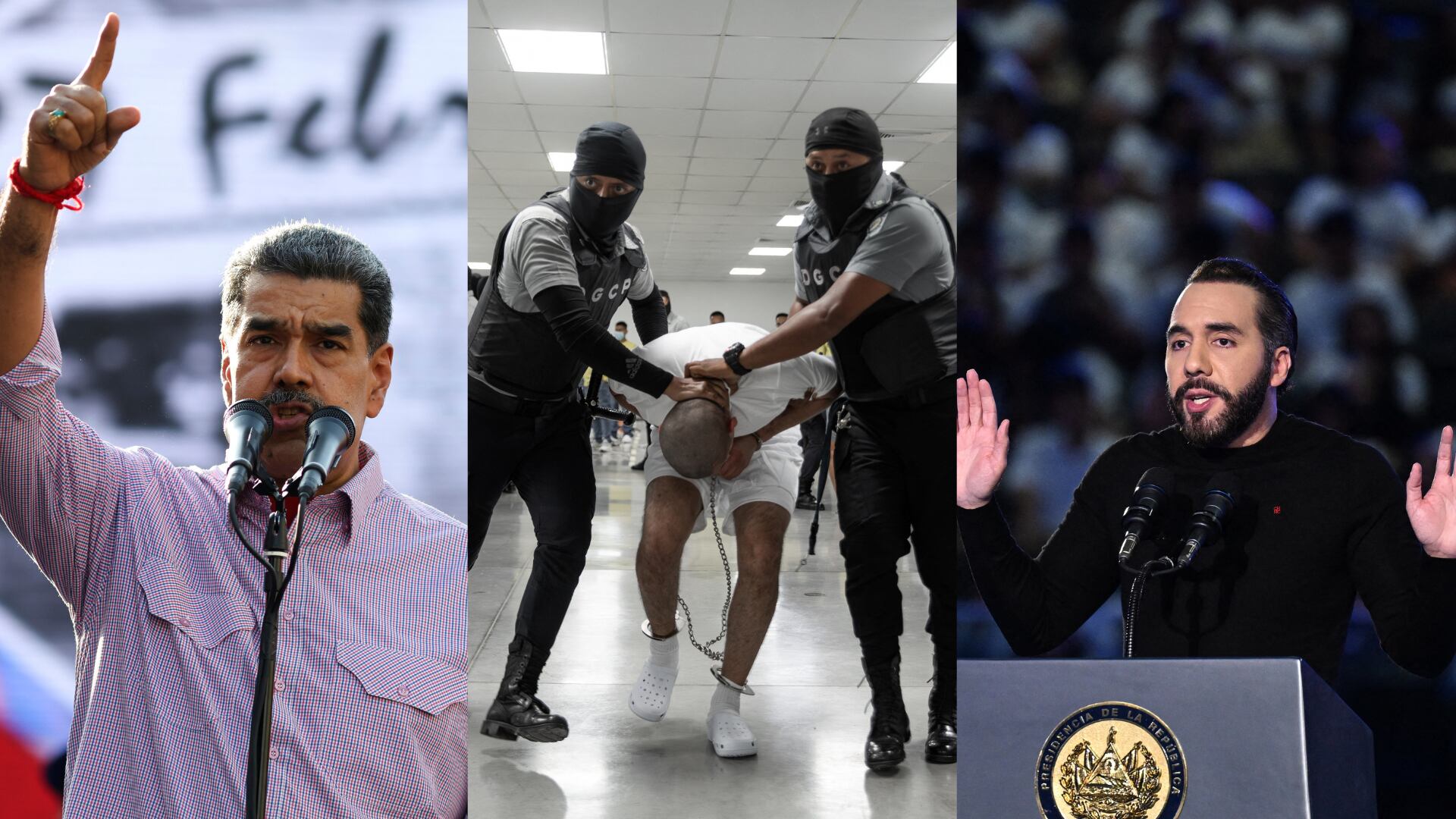 Más de 230 venezolanos permanecen detenidos en una cárcel en El Salvador.