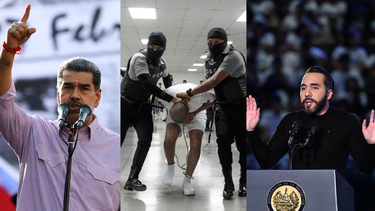 Nicolás Maduro y Nayib Bukele.