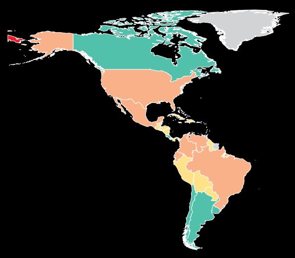Estos son los países de América del Sur con mayor índice de paz. - imagen de Institute for Economics and Peace (IEP)