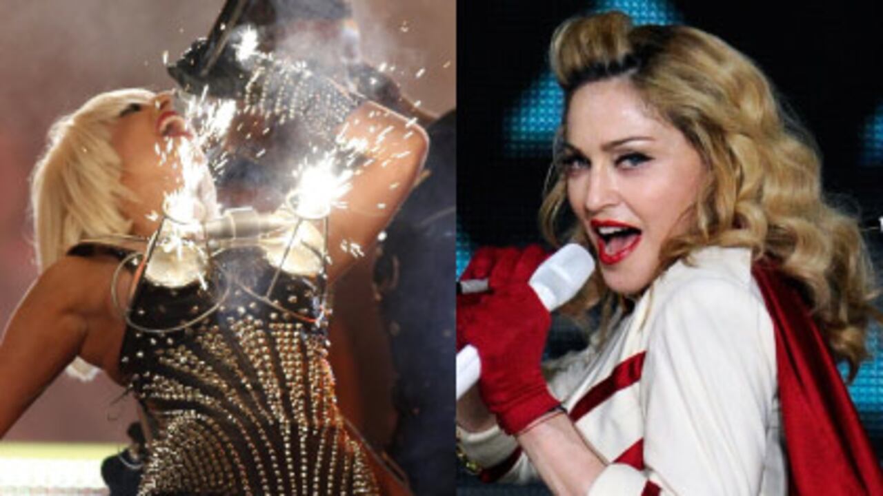 Lady Gaga de 26 años presentará su gira ‘Born This Way Ball’ en Bogotá el 6 de noviembre.
Madonna llegará a Colombia por primera vez a sus 54 años para presentar su más reciente gira, MDNA Tour, el 28 y 29 de noviembre.