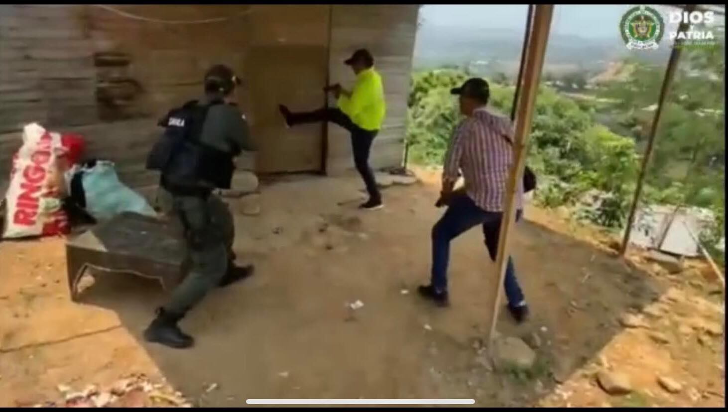 Aquí fue encontrada la víctima.