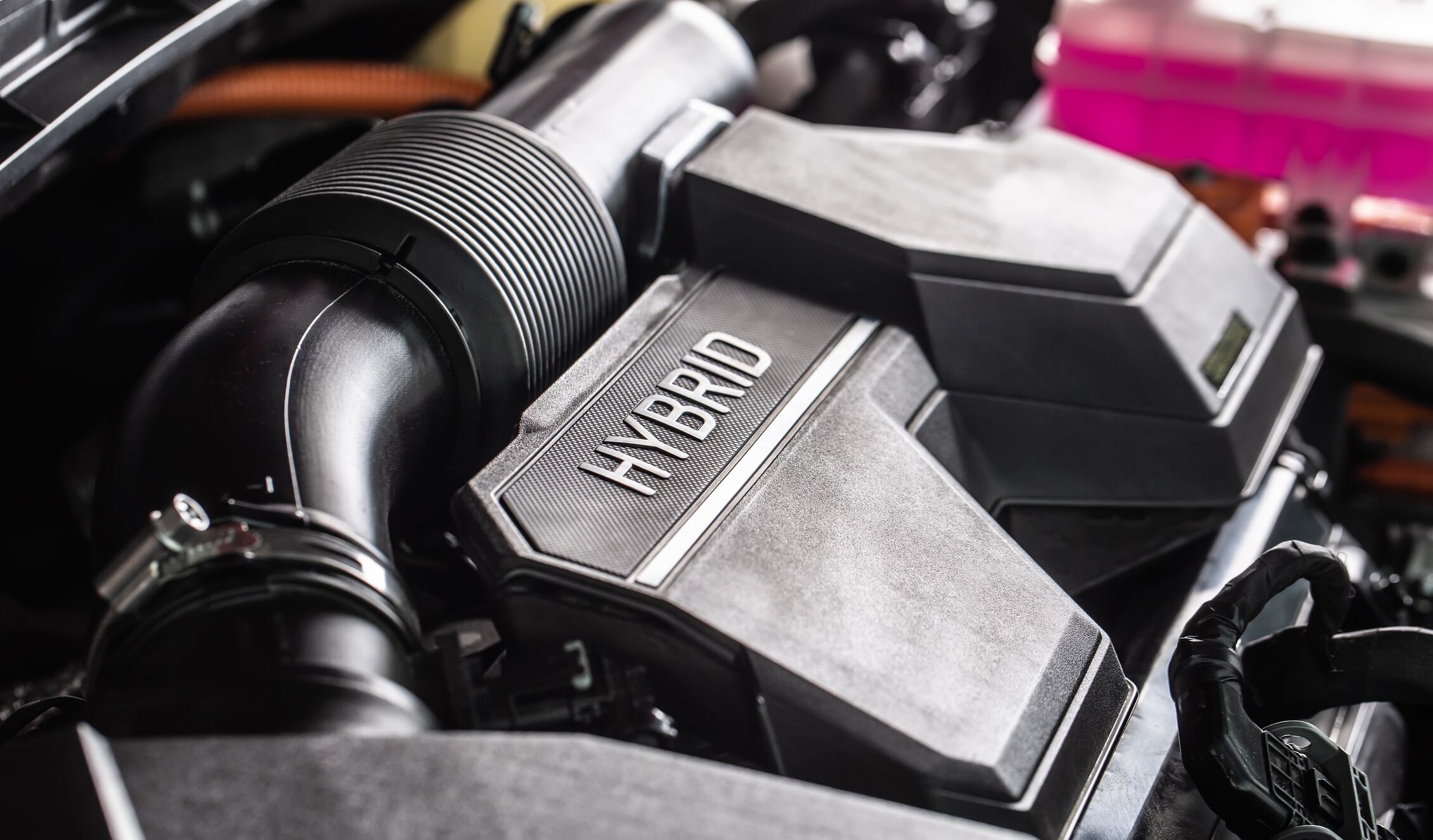 Motor de vehículo híbrido abierto