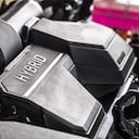 Motor de vehículo híbrido abierto