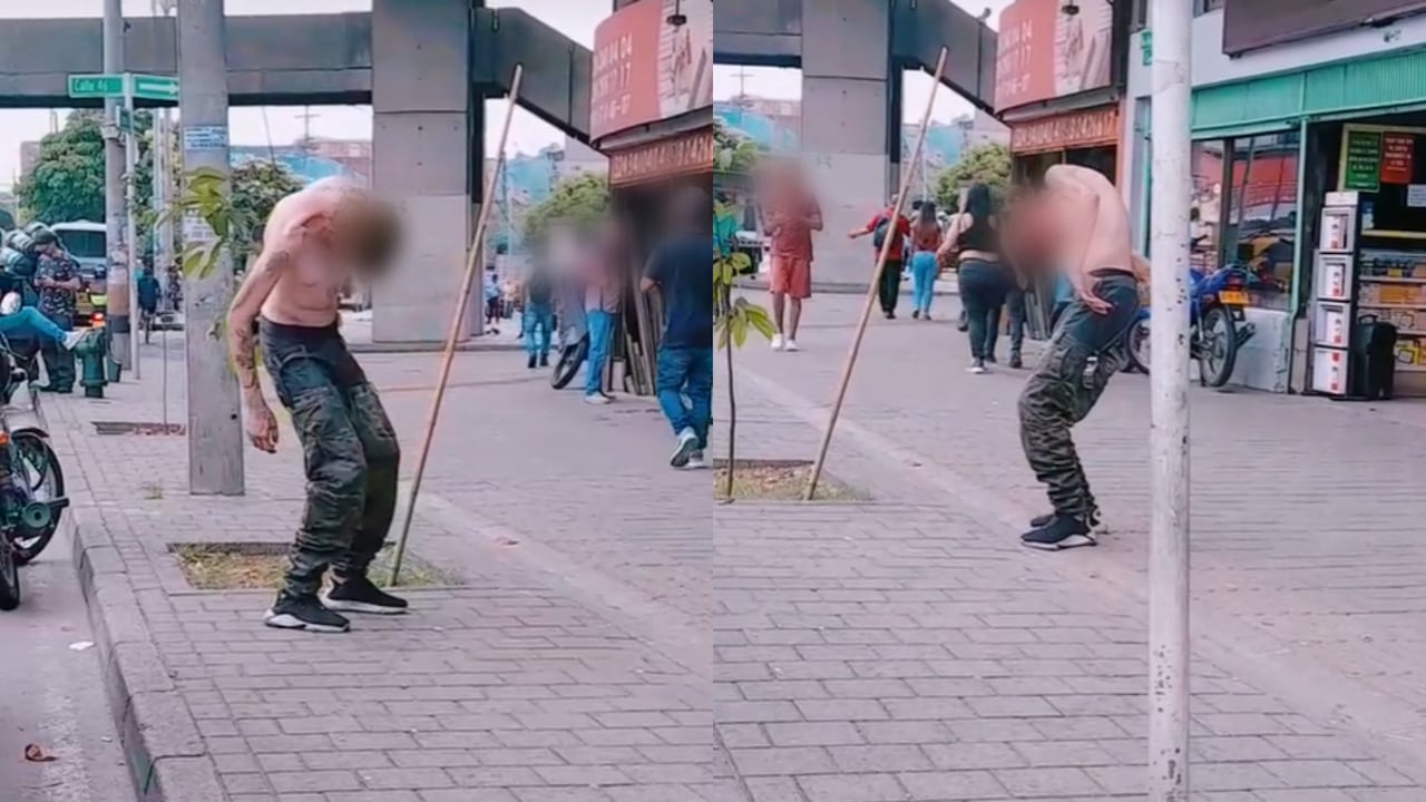 Impactante video registrado en Medellín.