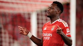 Jhon Jáder Durán, colombiano al servicio del Benfica portugués.