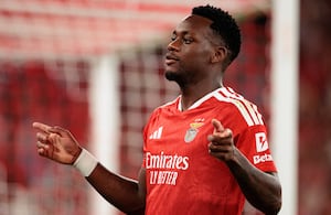 Jhon Jáder Durán, colombiano al servicio del Benfica portugués.