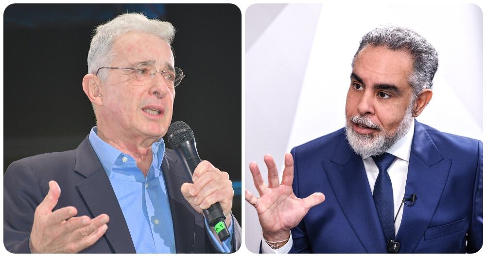 Álvaro Uribe y Armando Benedetti.