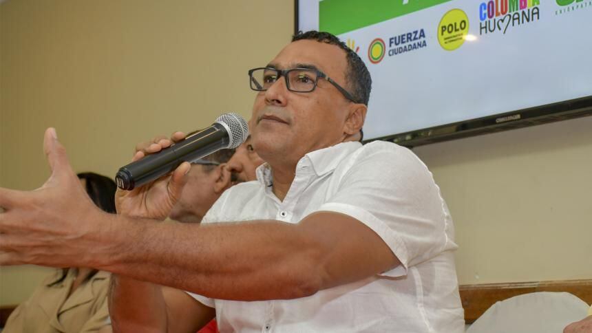 Antonio Bohórquez, candidato por el Pacto Histórico.