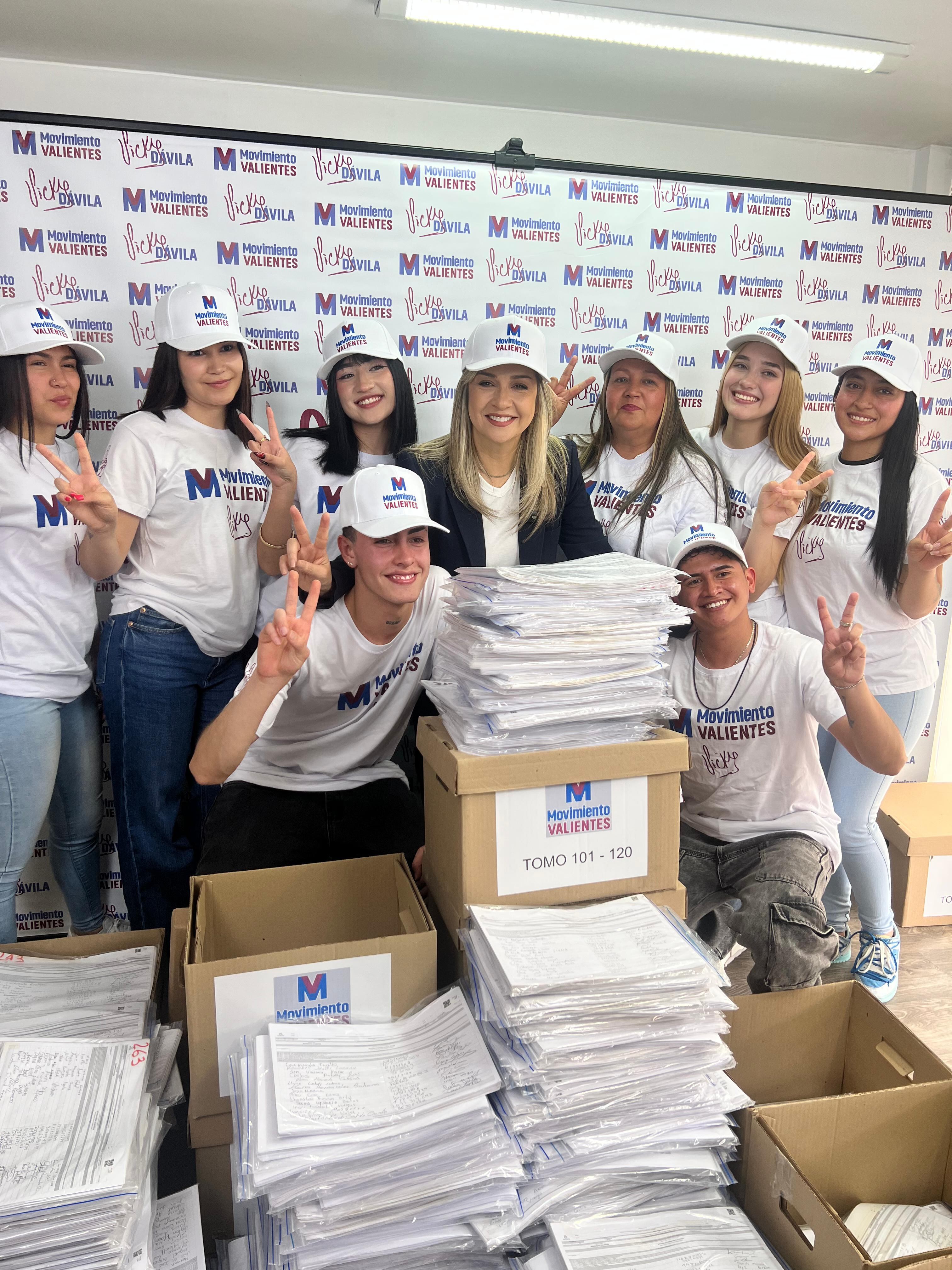 Vicky Dávila agradeció a los ciudadanos por el logro.