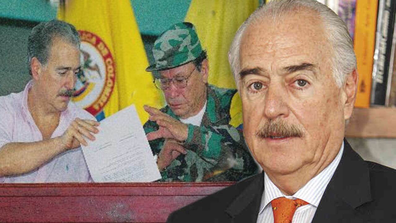 Tirofijo y Andres Pastrana