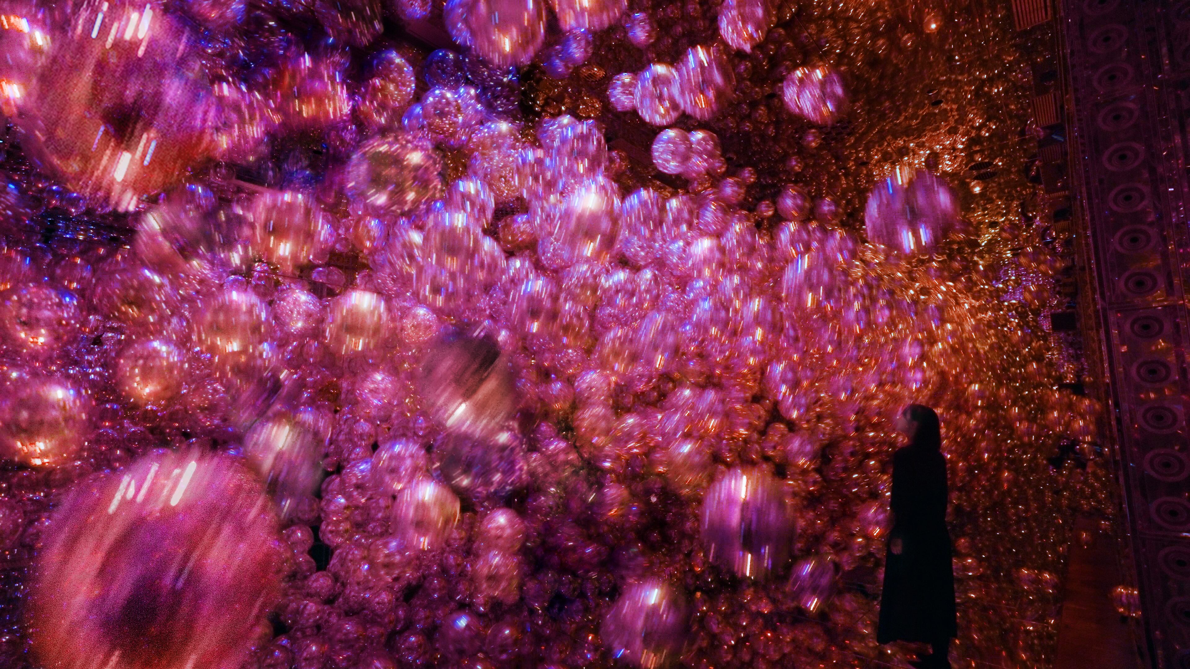 teamLab, Morphing Continuum, 2025, Installation, Sound: Hideaki Takahashi © teamLab, courtesy Pace Gallery *Reference Image