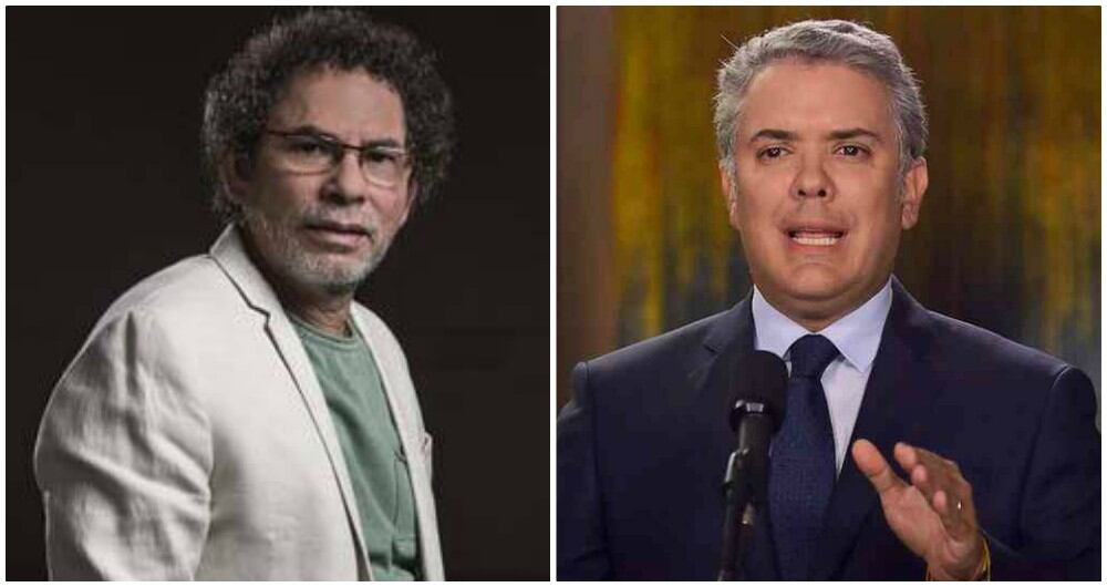 Pastor Alape, Iván Duque