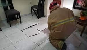 Las autoridades evalúan los daños.