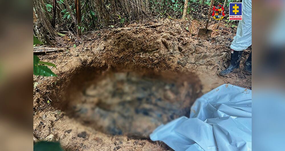  Esta es la fosa común donde enterraron a los religiosos, tras ser brutalmente asesinados. SEMANA había advertido hace un mes del secuestro de estas personas. 