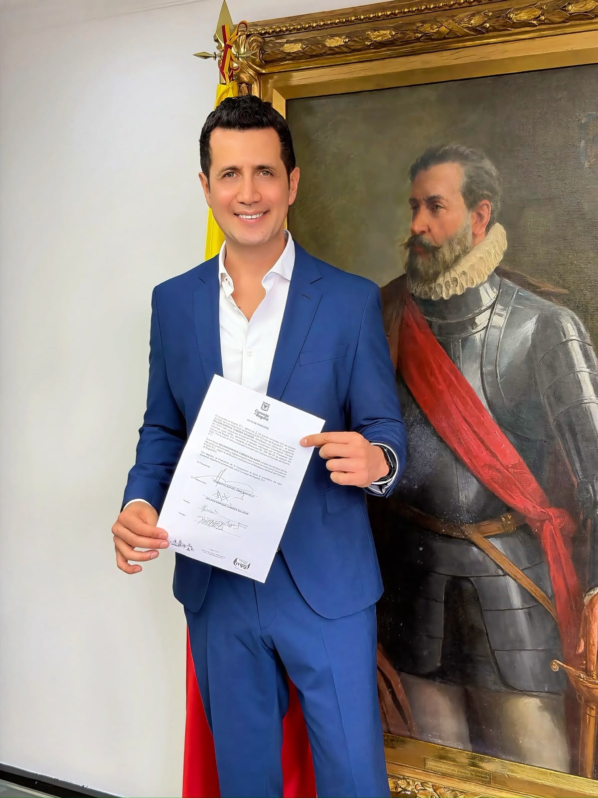Nelson Cubides Salazar retomó su curul en el Concejo de Bogotá.