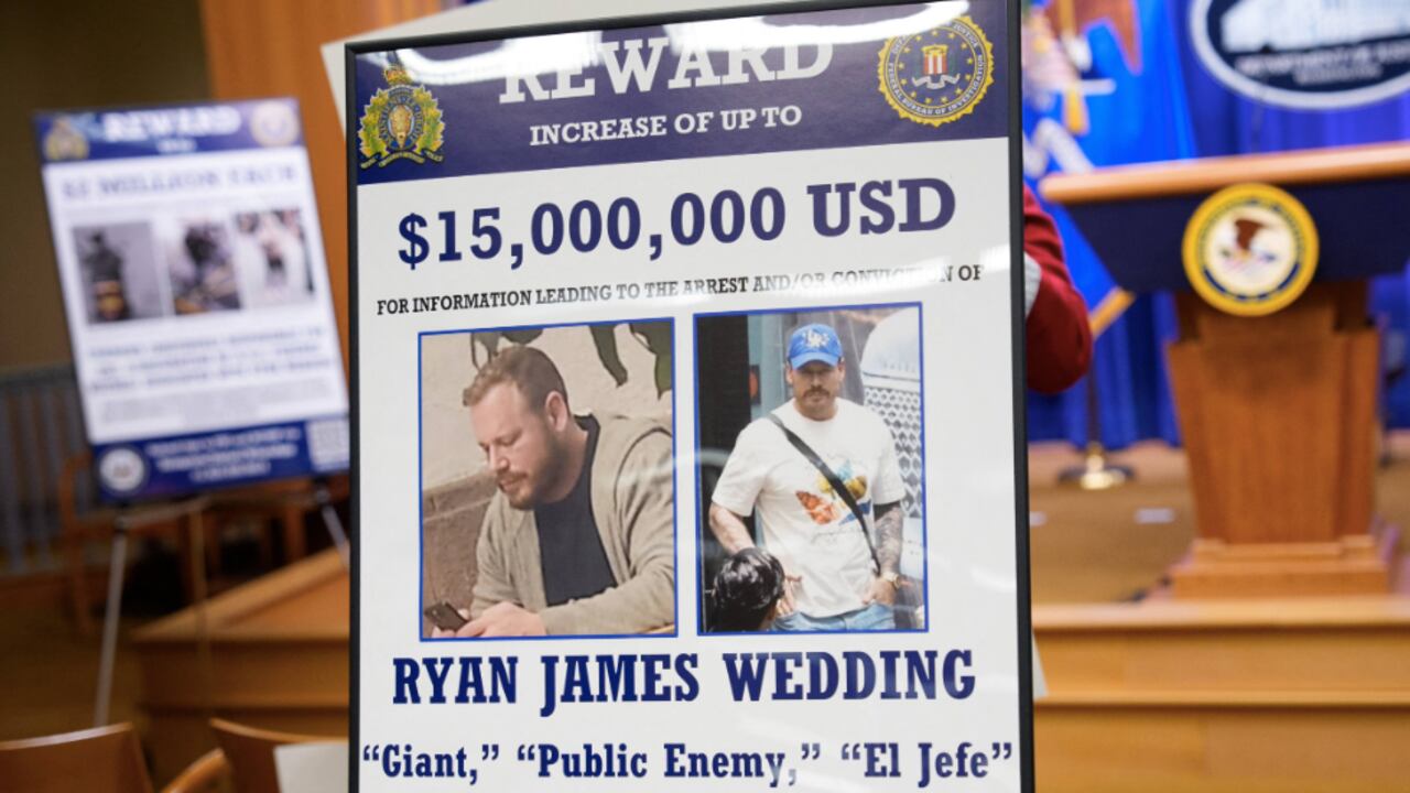 El cartel con el que era buscado Ryan Weddin