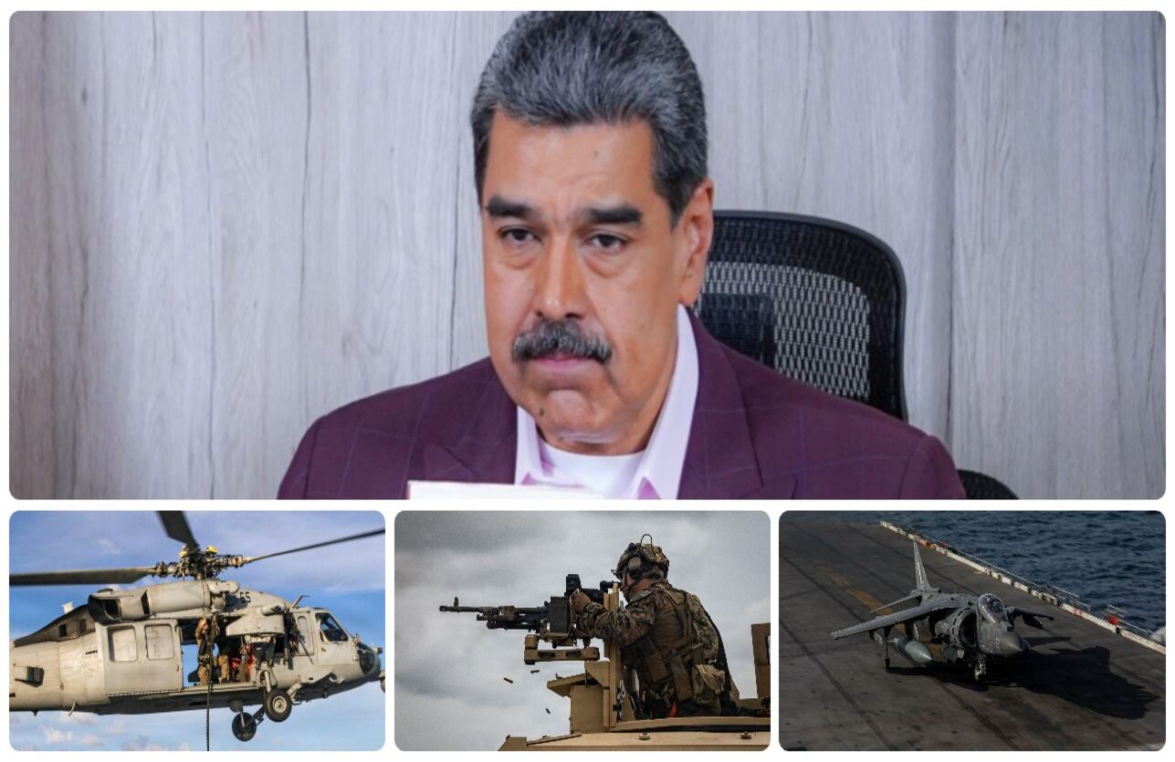 Nicolás Maduro se encuentra bajo tensión  tras despliegue militar en el Caribe