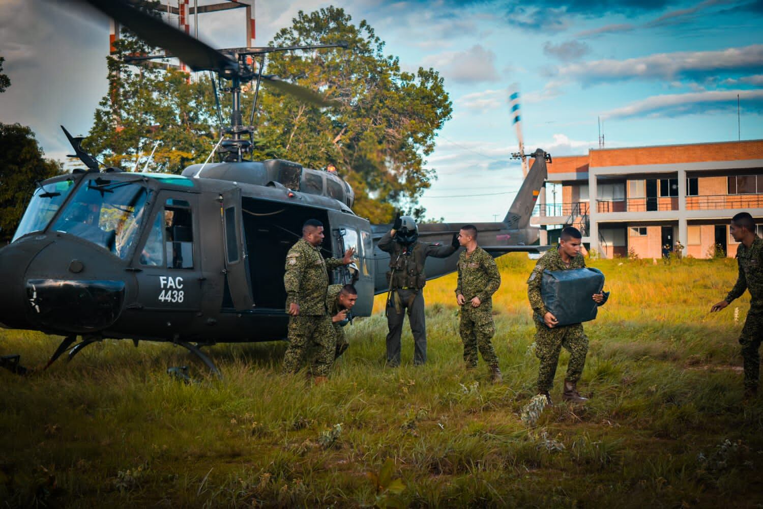 Operativo contra el narcotráfico en Arauca
