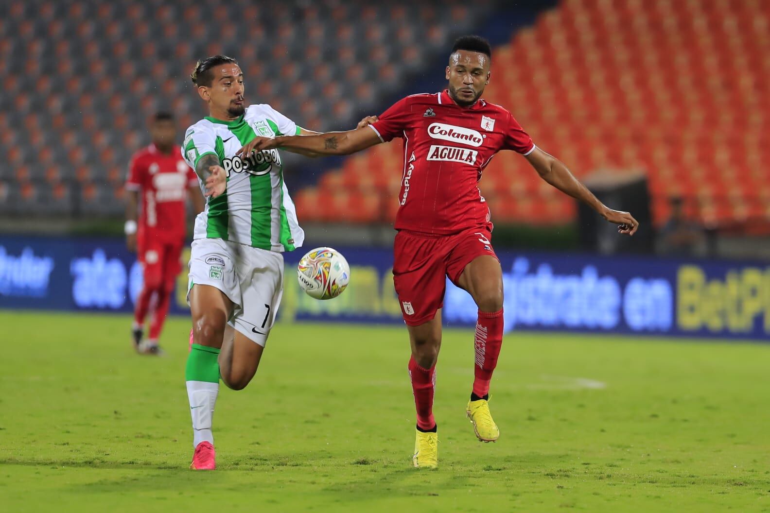 Partido Atlético Nacional vs América de Cali Liga BetPlay 2023, Resultado parcial 2-1