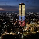Torre Colpatria, en el centro internacional de Bogotá.