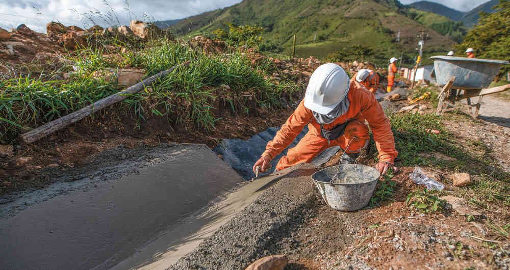 La mayoría de proyectos tienen que ver con vías y acueductos.