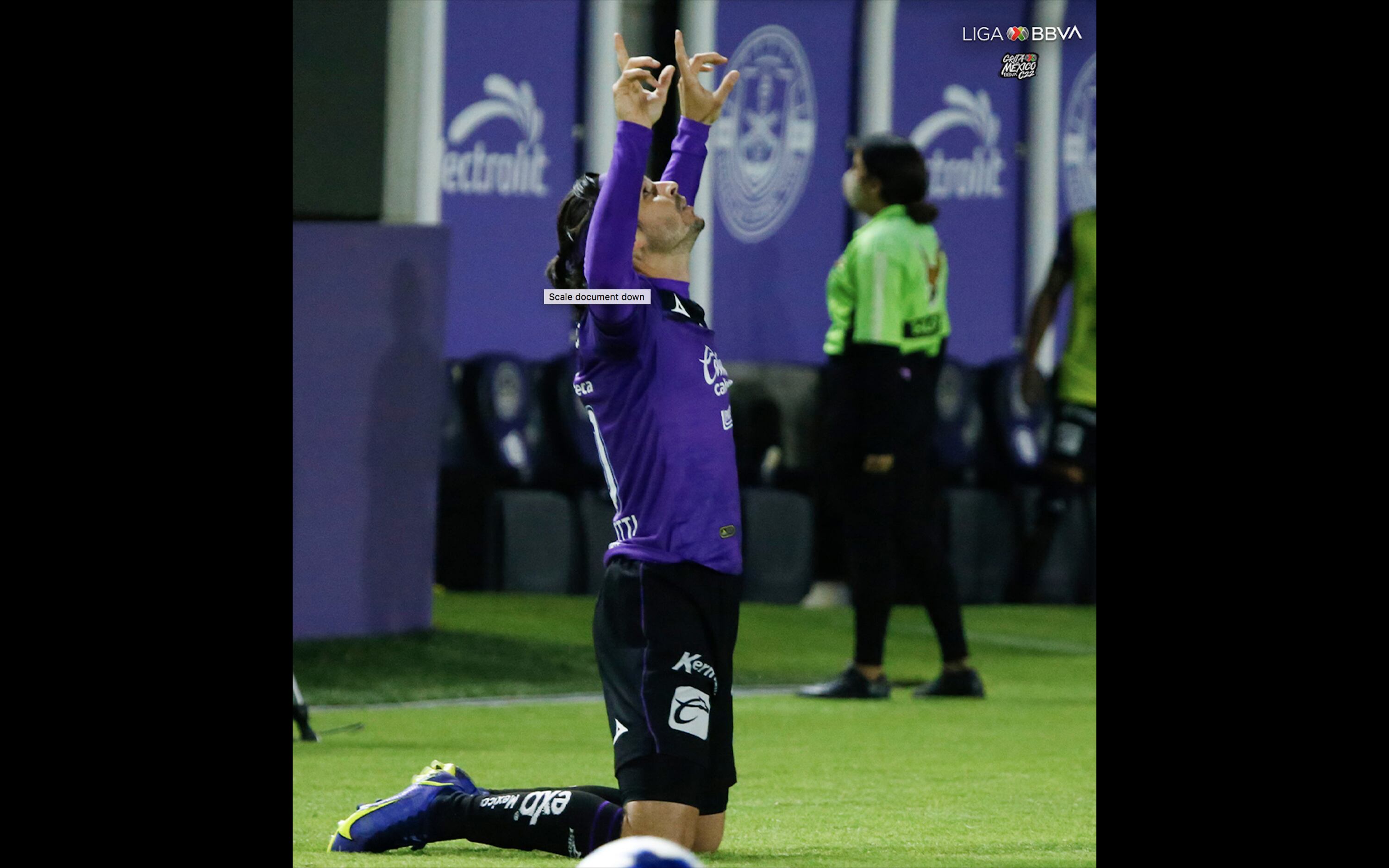 Nicolás Benedetti, delantero con pasado en el Deportivo Cali que milita en el balompié mexicano.