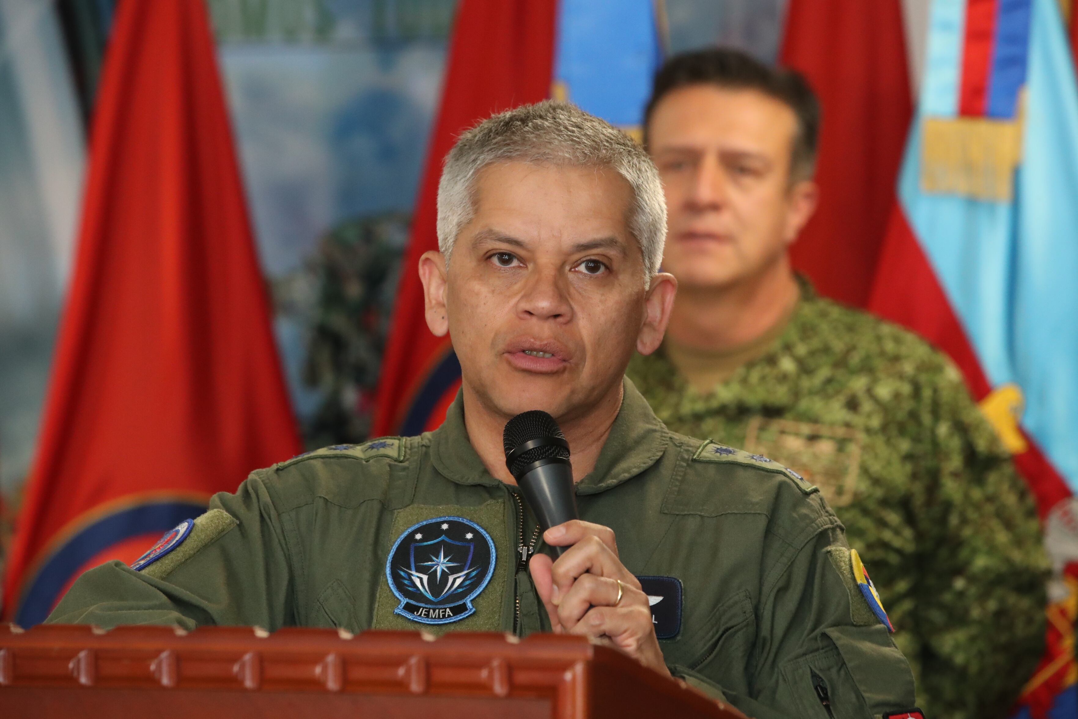 Rueda de prensa Comandante General de las Fuerzas Militares y la cúpula militar