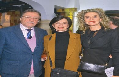 Gerardo de Francisco, Mercedes Baquero y Margarita Rosa de Francisco.