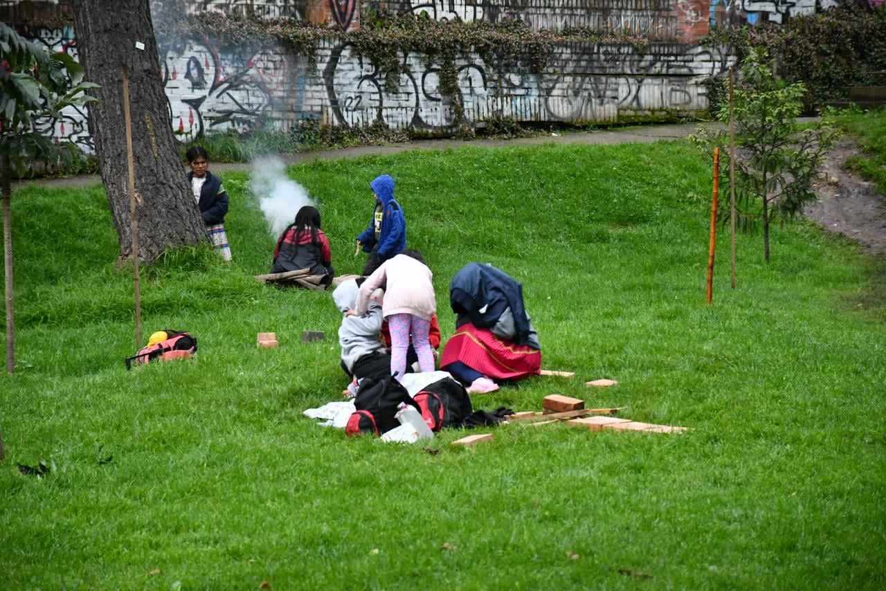 Indígenas regresan al parque Nacional.