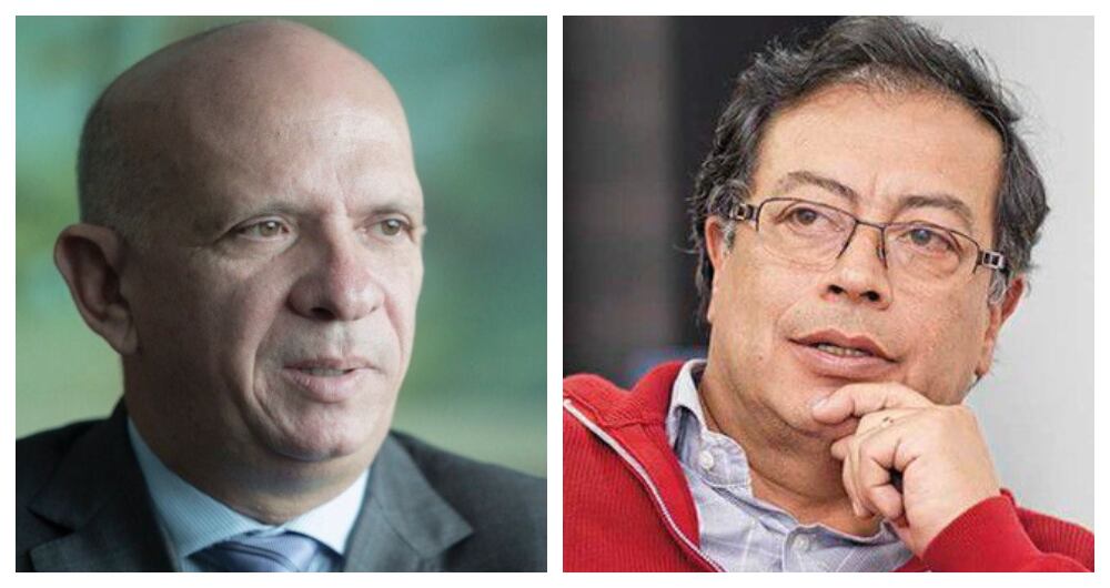 Hugo Carvajal y Gustavo Petro