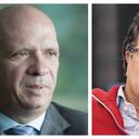 Hugo Carvajal y Gustavo Petro