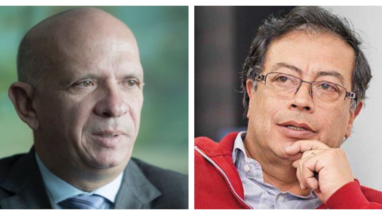 Hugo Carvajal y Gustavo Petro