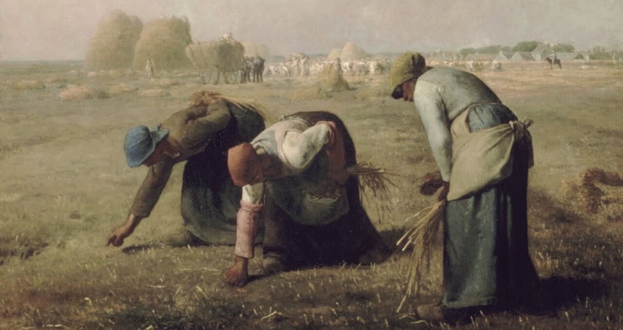 'Las Espigadoras' (1857) de Jean-François Millet.