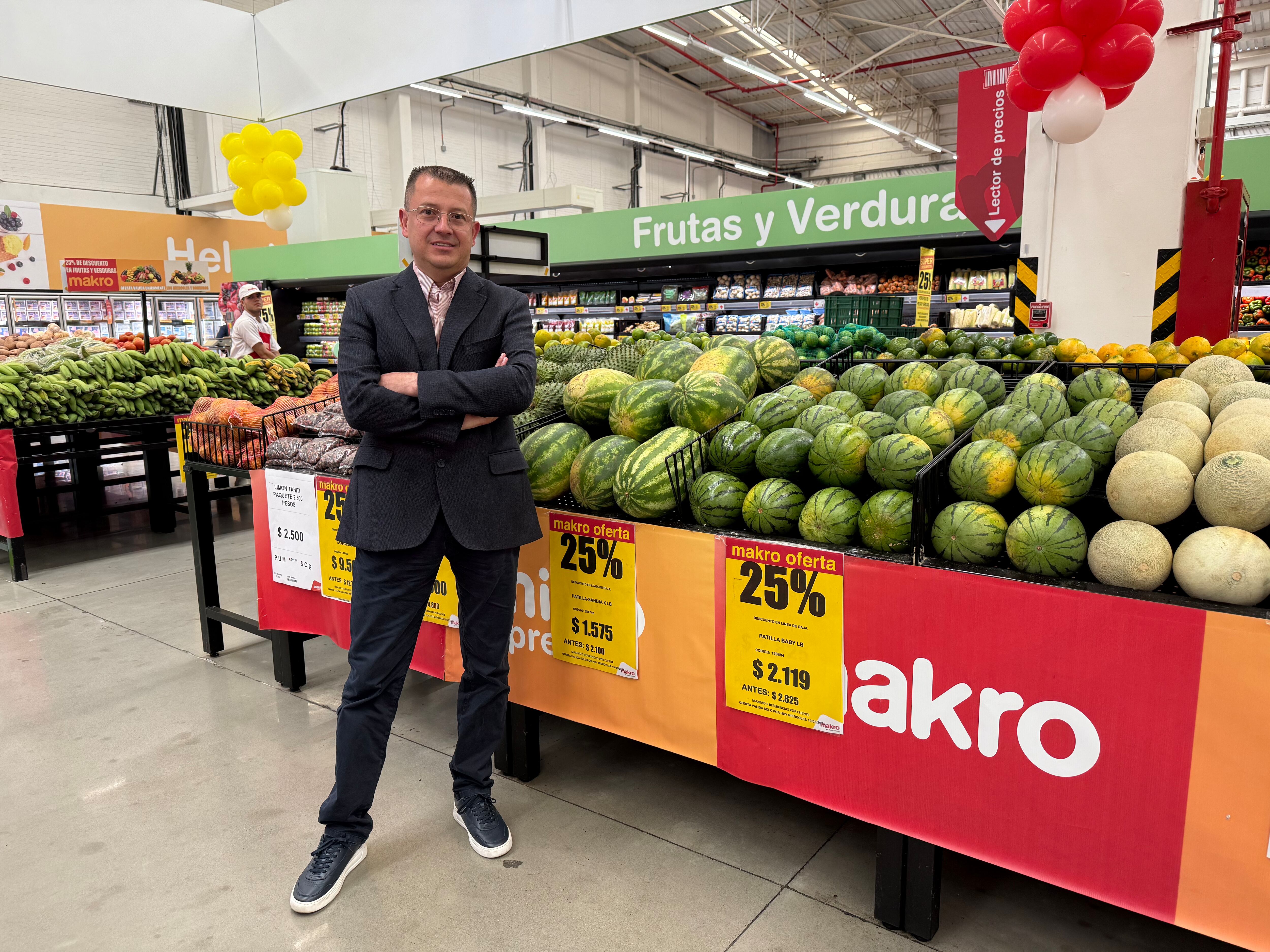 Nicolás Tobón, CEO de Makro Colombia.