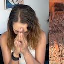 Martha Isabel Bolaños registró los daños en la residencia de su madre