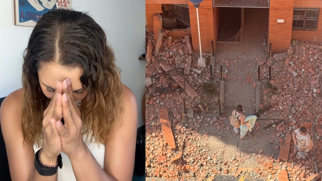 Martha Isabel Bolaños registró los daños en la residencia de su madre.