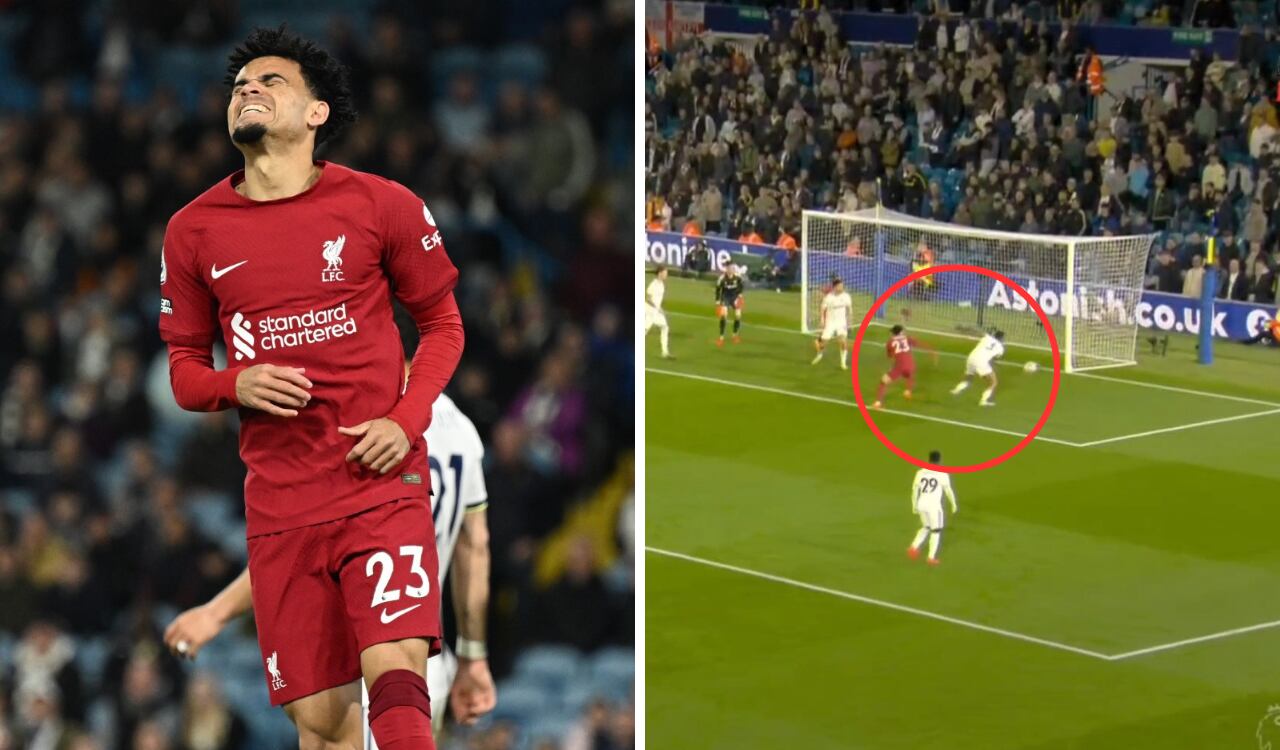 Luis Díaz tuvo una oportunidad manifiesta de marcar en su vuelta con Liverpool.