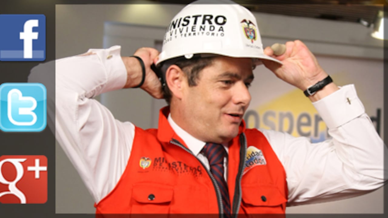 Germán Vargas Lleras, ministro de Vivienda.