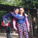 Alicia Cañas Mantilla y su hija Yurley Valentina Cañas Mantilla tienen una enfermedad huérfana, es en Toledo Norte de Santander