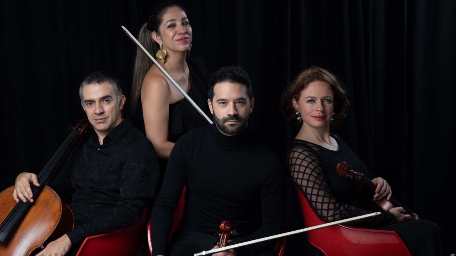 'Q- Artango' es el nuevo disco del Cuarteto Q-Arte y Giovanni Parra. Foto: Carlos Lema.